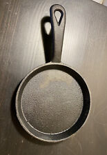 5 inch Cast Iron Mini Small 1 Egg Skillet Griddle Pancake Frying Pan Unmarked picture