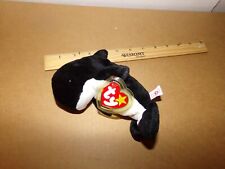 Ty Beanie Babies Waves The Killer Whale 1996 Stuffed Animal Plush New NWT picture