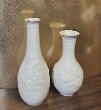 2 Lenox Bud Vases - Ivory Color - 5