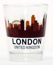 LONDON ENGLAND UNITED KINGDOM SUNSET SKYLINE GLASS SHOTGLASS picture
