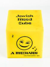 Vintage Jewish Mood Cube Colton Lewis Inc Paperweight Gag Gift Judaica picture