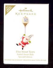 Hallmark 2011 Five Sweet Years Santa's Sweet Ride Ornament Limited Edition NIB picture