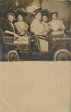 RPPC Postcard Studio Photo 5 women Seeing Marquette 1908 MI picture