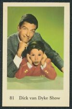 1965 DICK VAN DYKE SHOW DUTCH NUMBERED GUM CARD SERIES 6 #81 EX/MT picture