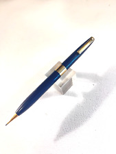 1970s Dark Blue Sheaffer 550 mechanical pencil Gold trim.  Orig sticker EX Cond picture