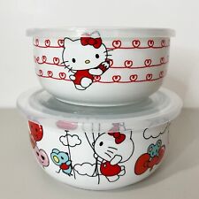 Hello Kitty Valentines Tupperware Set of 2 picture