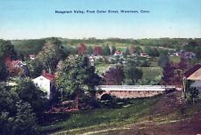 WATERTOWN CT - Naugatuck Valley From Cutler Street Postcard picture