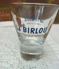 Scarce Le Birlou Liqueur Toasting Glass France Aperitif Rare Very Good Condition picture