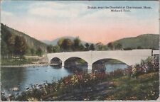 Bridge over the Deerfield Charlemont Massachusetts Mohawk Trail Postcard picture