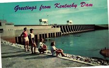 Vintage Postcard- K189. KENTUCKY DAM. UnPost 1960 picture