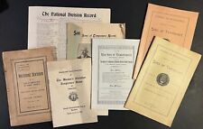 7 TEMPERANCE TRACTS Sons of Temperance Mutual Relief Society ABSTINENCE ALCOHOL picture