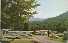 Hotel & Resort~Fontana Village Resort~Mtns~Street Scene NC PM 1963~Vintage PC picture