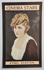 1924 Big Gun (Teofani) Cinema Stars Silent Film Large Card #17 Ethel Clayton picture
