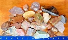 3lb+ Mixed Rough Rock - Agate, Jasper & More, End Cuts & Chunks for Lapidary Use picture