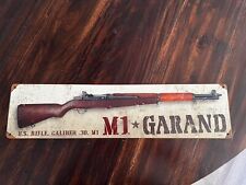 Vintage Style Metal Sign M1 Garand 5 x 20 picture
