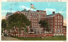 Vintage Postcard 1928 Hotel Van Curler Western Gateway Schenectady New YorK NY picture