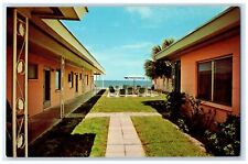 c1950's Holland Shores Beach Motel & Restaurant Cottage Nokomis Florida Postcard picture