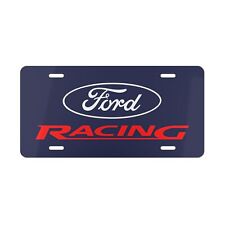 Ford Racing - Custom Design Vanity Plate - 100% Aluminum Pre-drilled Holes picture