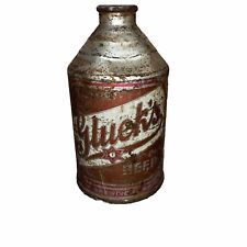 Vintage Gluek’s Silver Growler Crowntainer Cone Top Beer Can 1950s? Empty picture