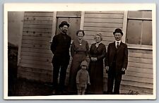 RPPC of Smiling Family Except for Frowning Child in the Early 1900s Postcard 482 picture