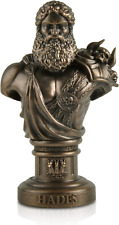 Hades Greek God of the Underworld Bust Statue Figurine Mythology Decor Gifts (Br picture