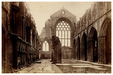 James Valentine, Scotland, Holyrood Chapel, The Nave Vintage Albumen Print Shooting picture