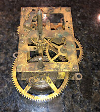 Antique Vintage Sessions Clock Co Brass Clock Movement Forestville Conn. Small picture