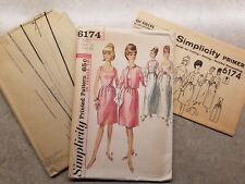 UNUSED FF Vtg 1965 Simplicity Sewing Pattern 6174 Womens Dress Size 16 Bust 36 picture