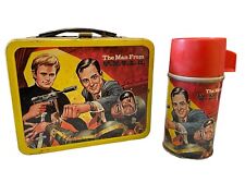 Vintage Man From U.N.C.L.E Uncle Metal Lunch box W Thermos. SEND BEST OFFER picture