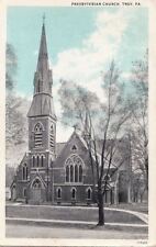 Postcard Presbyterian Church Troy PA picture