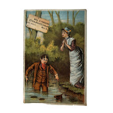 Victorian Advertising Trade Card Confectionery Ayer MA Series Frustrated Love picture
