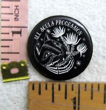 All Souls Procession Feline Cat Pinback Button Pin picture