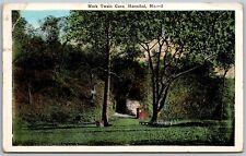 Hannibal Missouri 1932 Postcard Mark Twain Cave picture