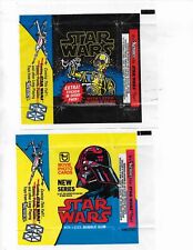VINTAGE 1977 Star Wars Series 1-5 Wax Pack Wrappers Set picture