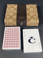 COACH Playing Card Set Classic Monogram Design  picture
