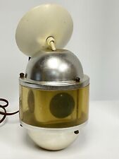 vintage swiss golden beacon rotating disco light model 160 tested works picture