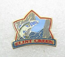 Flint Creek Fishing Fish Lapel Pin (B683) picture