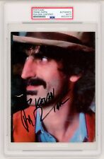 Frank Zappa ~ Signed Autographed Photo Postcard Promo ~ PSA DNA Encased picture