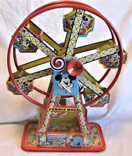 Mickey Mouse Disneyland Vintage Ferris Wheel Toy J Chein Mint In Box 1950s 60s picture