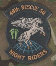 USAF SOC TCCC PJ COMBAT PARARESCUE subdued vêlkrö PATCH: 48th SQN Night Riders picture