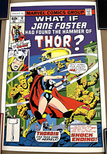 Sold Out MONDO What If THOR JANE FOSTER Marvel Comic Poster John Buscema #79/180 picture