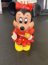 WDP Vintage Minnie Mouse Piggy Bank Walt Disney Productions world coin 6” picture