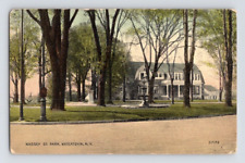 1910. WATERTOWN, NY. MASSEY ST. PARK. POSTCARD V26 picture