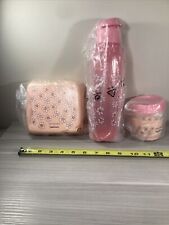Tupperware Vera Bradley Daisy Smile Collection Lunch Set Snack Water Bottle New picture