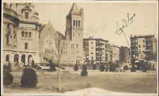 Boston MA Massachusetts Unidentified Bldgs c1910 Real Photo Postcard picture