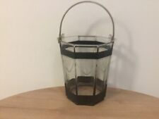 Vintage Art Deco Etched Glass Ice Bucket picture