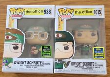 NEW Funko Pop 938 And 1015 The Office Dwight Schrute Recyclops SDCC 2020 LOT  picture