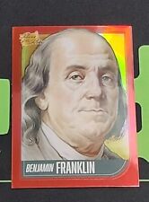 2021 Pieces Of The Past Benjamin Franklin Red Glow  picture