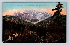 Castle Crags CA-California, View From SPRR Shasta Route, Vintage Postcard picture