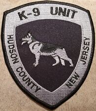 NJ Hudson County New Jersey K-9 Unit Sheriff/Police Shoulder Patch picture